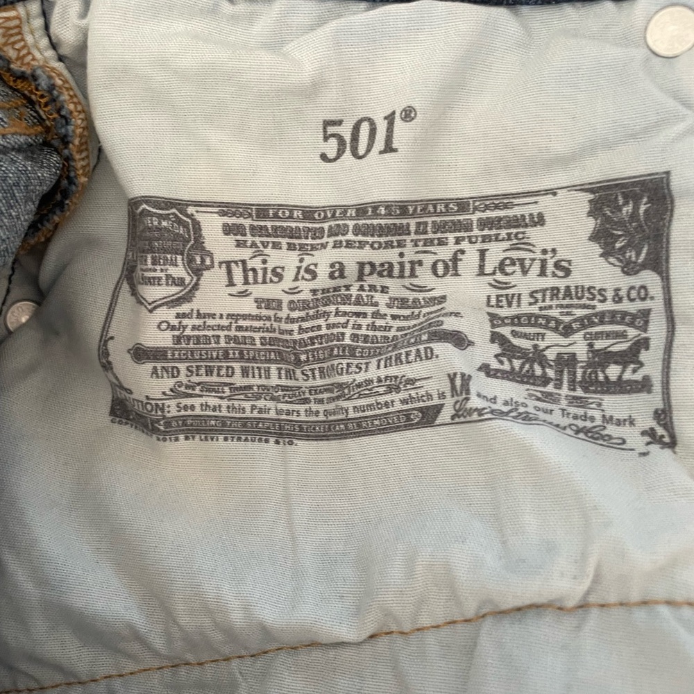 Levi’s 501 Crop Jeans Ss 30 - Picture 11 of 11